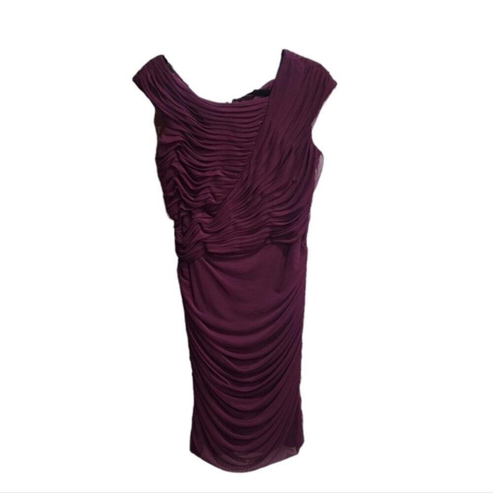 TADASHI SHOJI Purple Tulle Midi Dress